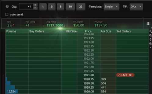 Active Trader Part 2 – Customizing the Ladder preview