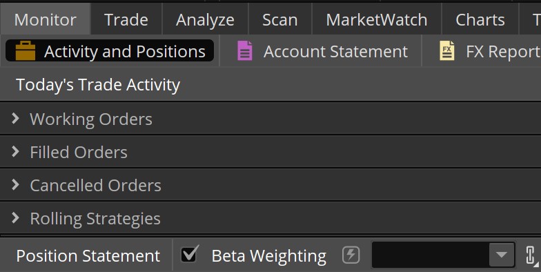 Beta Weighting preview