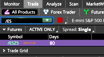 Trade Tab Basics: Stock preview