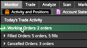 Working Stock Orders preview